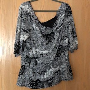 Macy’s Style & Co off shoulder blouse